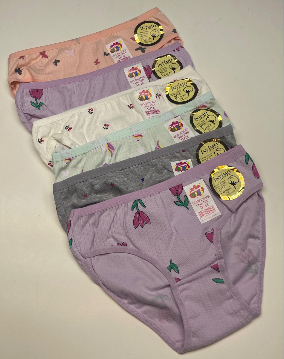 2546 RAPORLU BASKILI KIZ ÇOCUK BİKİNİ