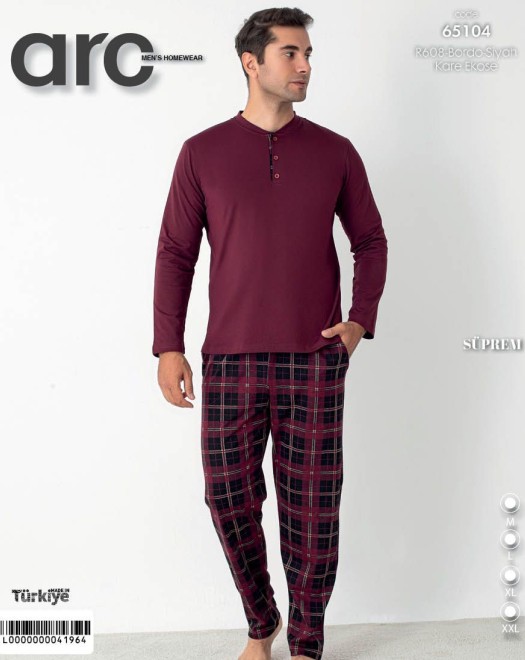 65104 SÜPREM ERKEK PİJAMA TAKIM 65104 SÜPREM ERKEK PİJAMA TAKIM