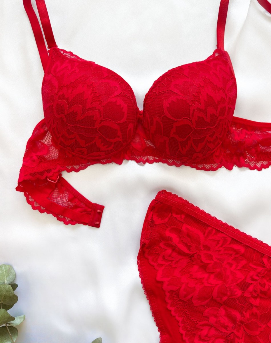 DANTELLİ DESTEKLİ SÜTYEN TAKIMI +