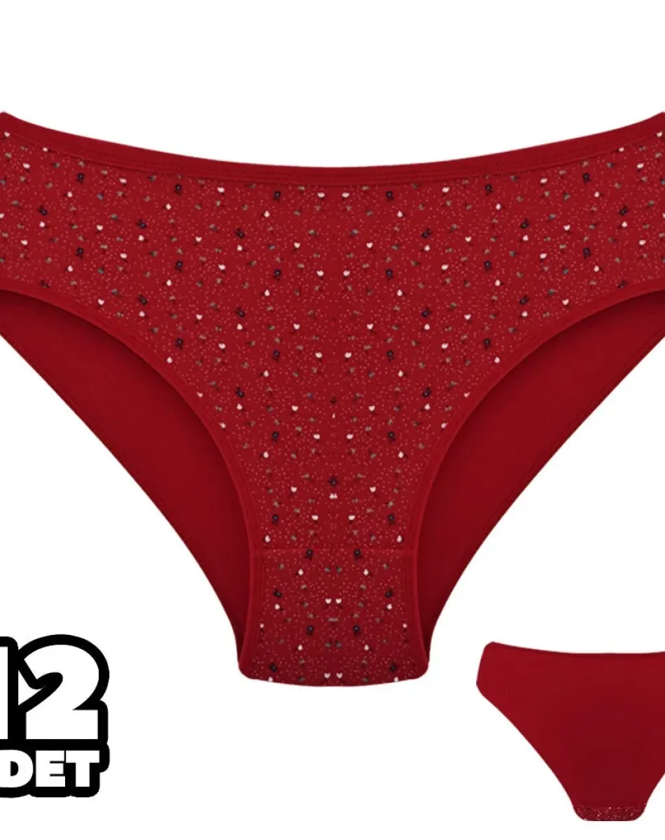 201 L DESENLİ KADIN KÜLOT