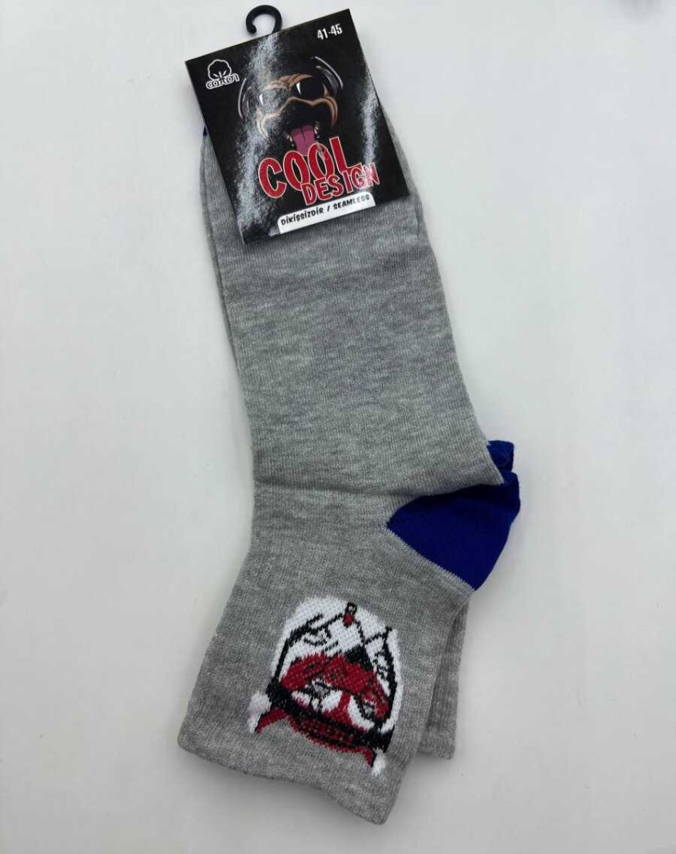 ERKEK KARİKATÜRLÜ KOLEJ ÇORAP