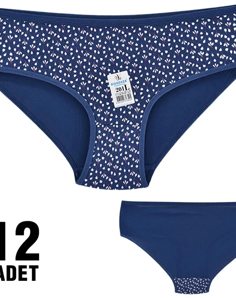 201 L DESENLİ KADIN KÜLOT