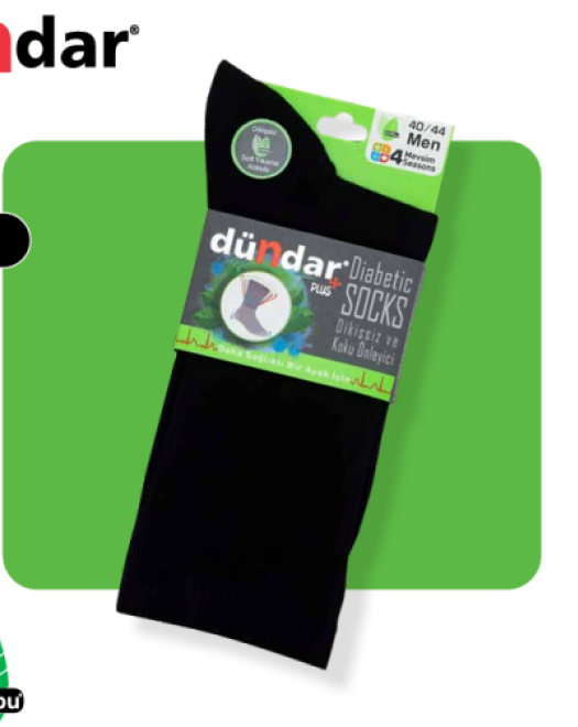 6982 DİYABETİK BAMBU YIKAMALI PARFÜMLÜ ERKEK ÇORAP