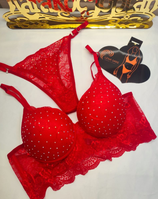 LENA SARE SERPME TAŞLI SÜTYEN TAKIM