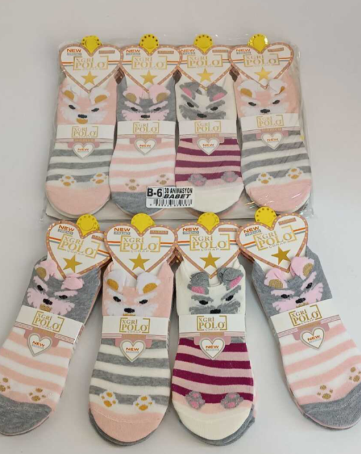 B-6 3D Lİ KADIN BABET