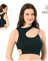 8118 LİKRALI KAŞKORSE CROP (PAKETLER KARIŞIK BEDEN)