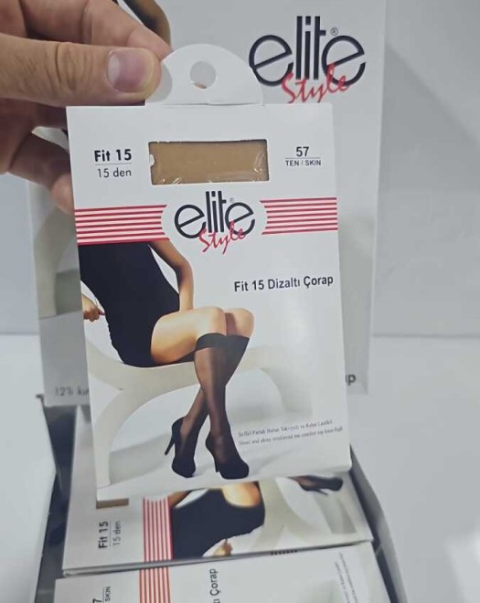 FİT 15DEN PARLAK DİZALTI ÇORAP