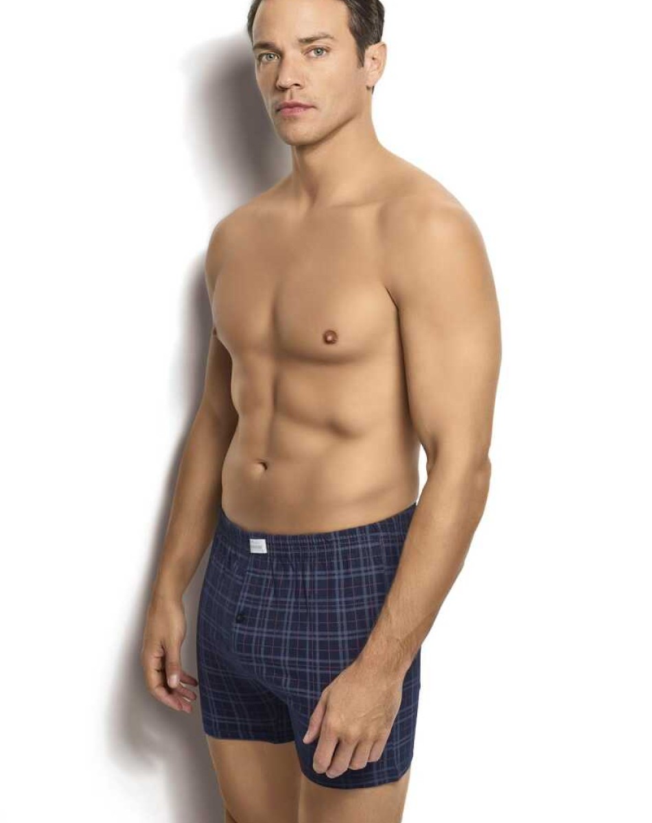 130 ERKEK DÜĞMELİ DESENLİ BOXER ASORTİ