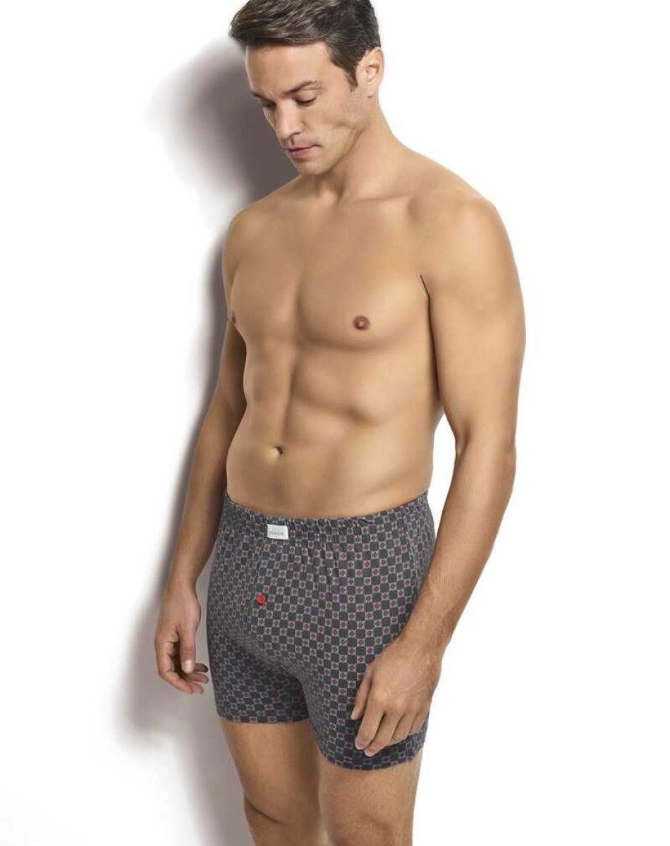 130 ERKEK DÜĞMELİ DESENLİ BOXER ASORTİ