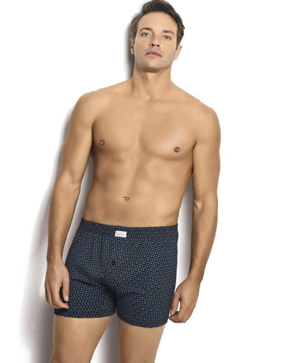 130 ERKEK DÜĞMELİ DESENLİ BOXER ASORTİ