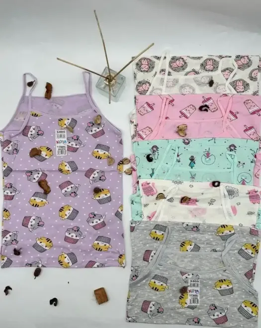 3405 KIZ EMPİRME İP ASKILI ATLET 3405 KIZ EMPİRME İP ASKILI ATLET