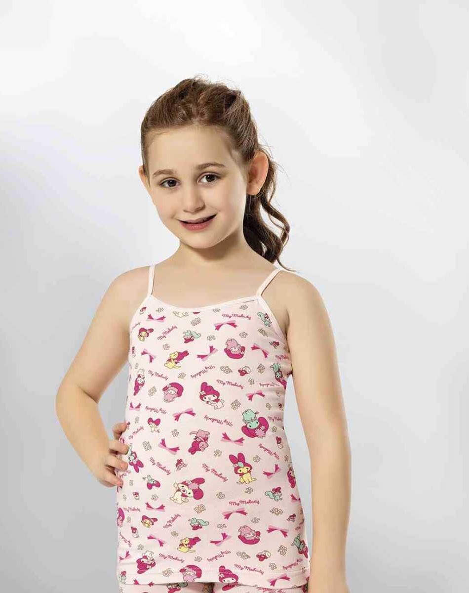 3405 KIZ EMPİRME İP ASKILI ATLET