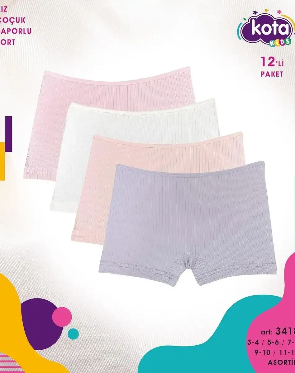 3418 KIZ RAPORLU BOXER