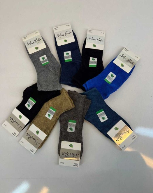 KADIN BAMBU TERS HAVLU PATİK ÇORAP