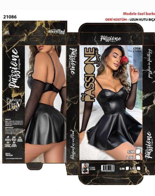 21086 DERİ FANTAZİ KOSTÜM