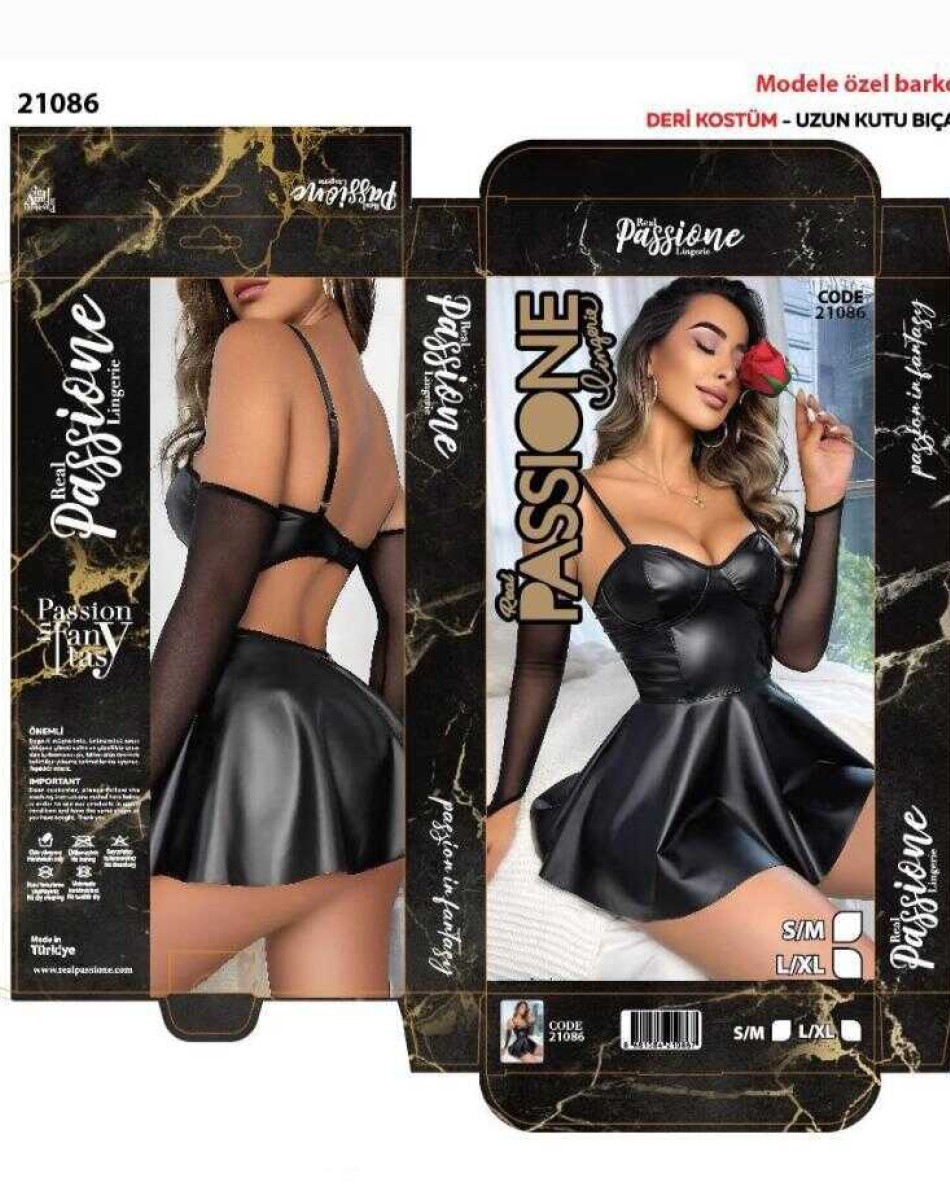 21086 DERİ FANTAZİ KOSTÜM