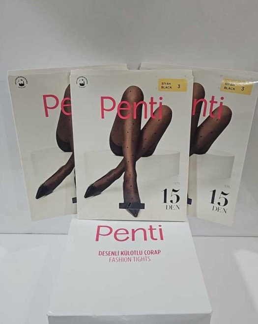 15 DEN DESENLİ KÜLOTLU ÇORAP 15 DEN DESENLİ KÜLOTLU ÇORAP