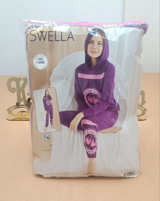 KAPŞONLU İKİ İPLİK PİJAMA TAKIM +