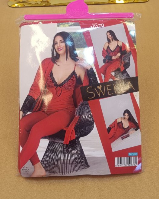 3'LÜ FANTAZİ PİJAMA TAKIM +