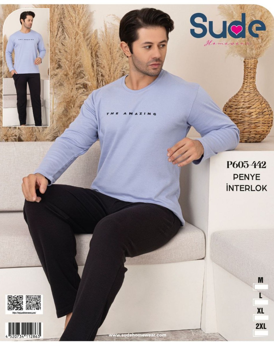ERKEK İNTERLOK PİJAMA TAKIM +
