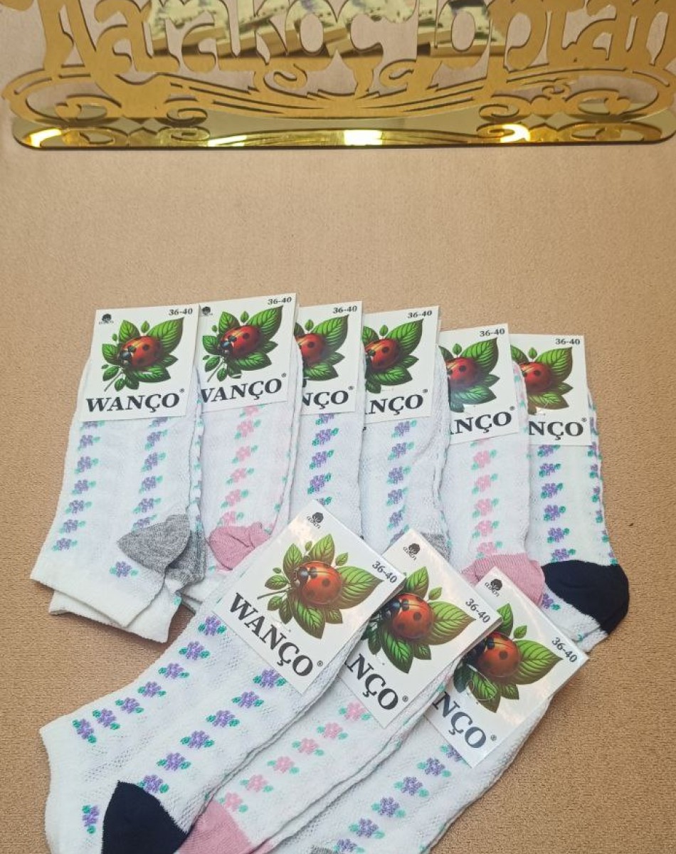 DESENLİ KADIN PATİK