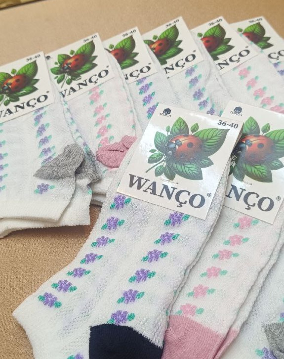 DESENLİ KADIN PATİK