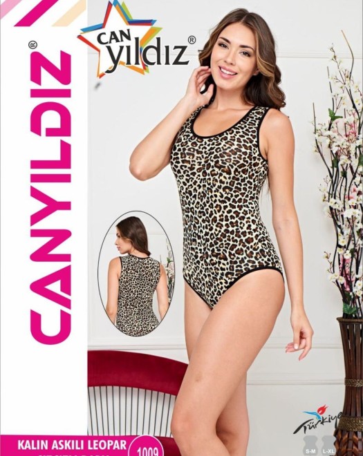 1009 KALIN ASKILI LEOPAR ÇITÇITLI BADY