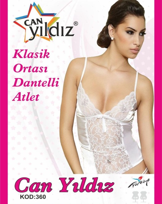 360 KLASİK ORTASI DANTELLİ ATLET