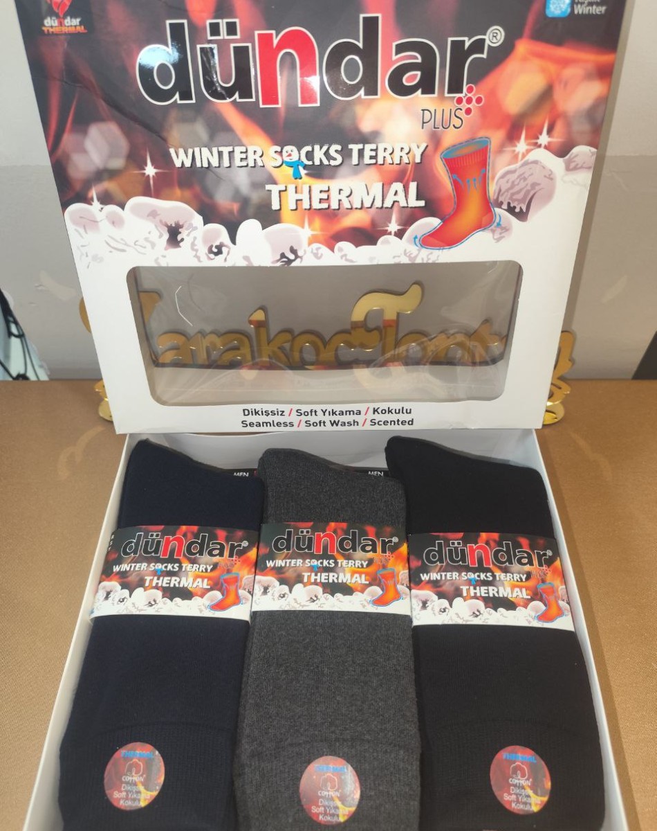 THERMAL DİKİŞSİZ ERKEK ÇORAP