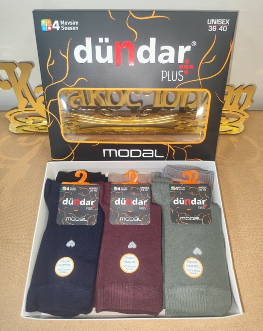 5725 BAYAN 4 MEVSİM UNISEX MODAL DİKİŞSİZ ÇORAP