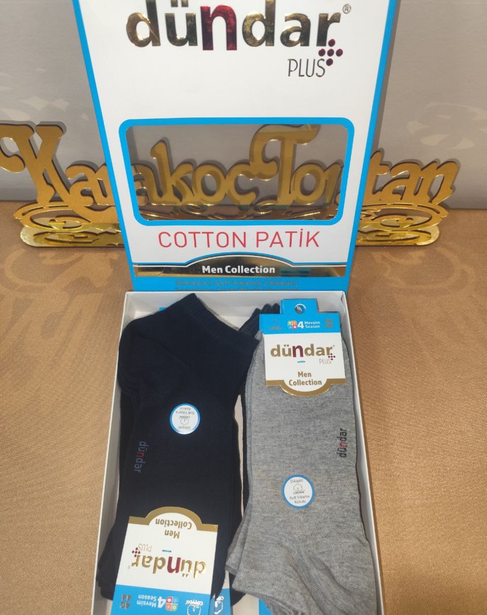 COTTON DİKİŞSİZ SOFT YIKAMALI PARFÜMLÜ 4 MEVSİM ERKEK PATİK