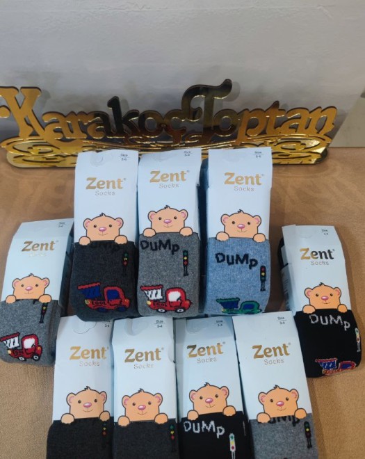 HAVLU ERKEK ÇOCUK DESENLİ KÜLOTLU ÇORAP