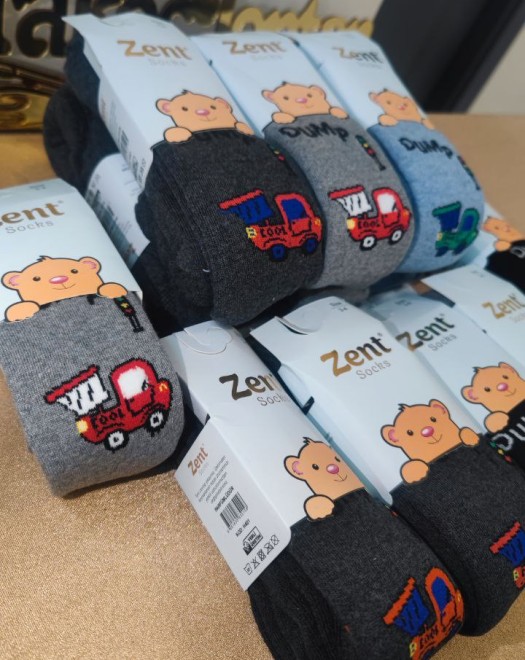 HAVLU ERKEK ÇOCUK DESENLİ KÜLOTLU ÇORAP