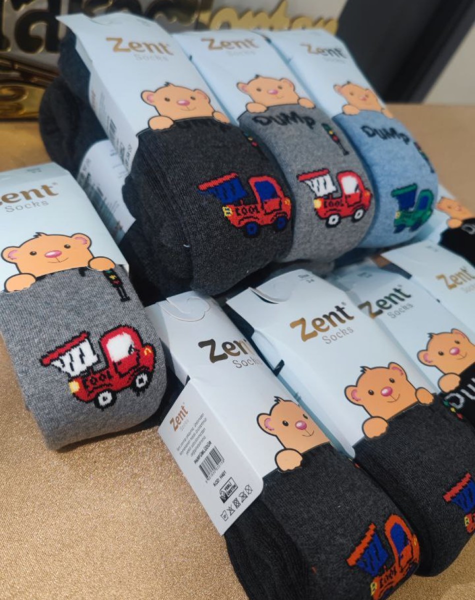 HAVLU ERKEK ÇOCUK DESENLİ KÜLOTLU ÇORAP