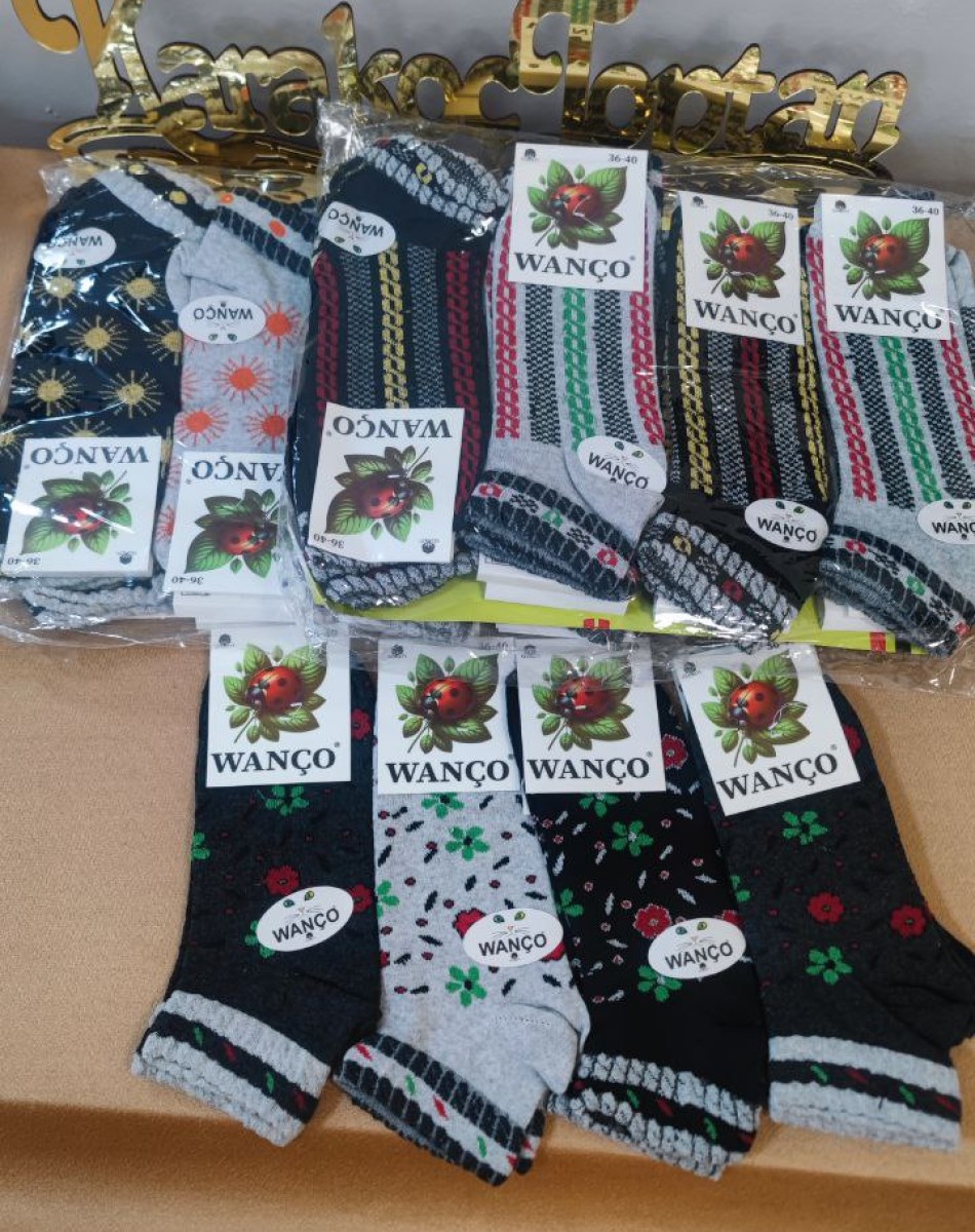 DESENLİ BAYAN PATİK