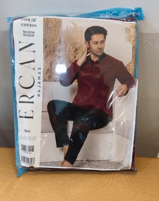 ERKEK UZUN KOL PİJAMA TAKIMI