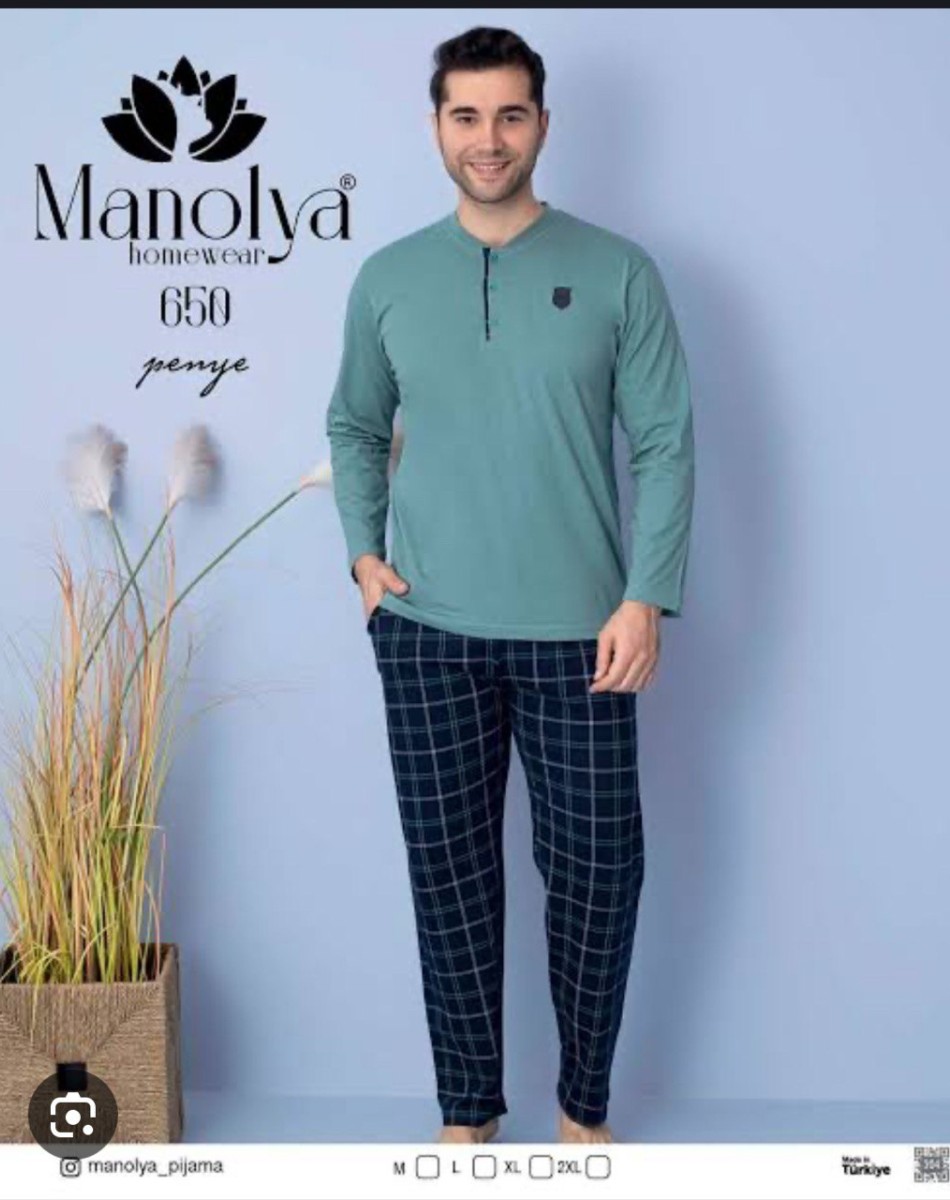 650 KOMP ERKEK PİJAMA TAKIM