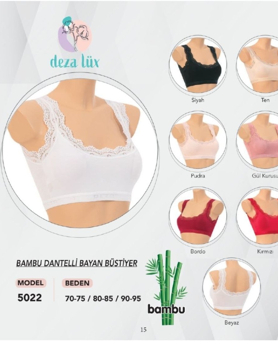 5022 BAMBO DANTELLİ BAYAN BÜSTİYER