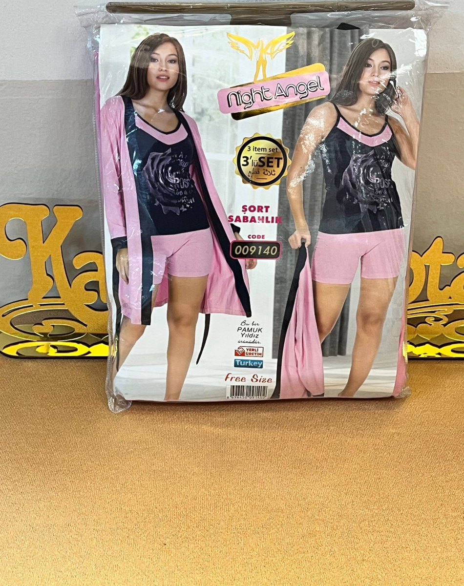 3'LÜ ŞORT SABAHLIK TAKIM