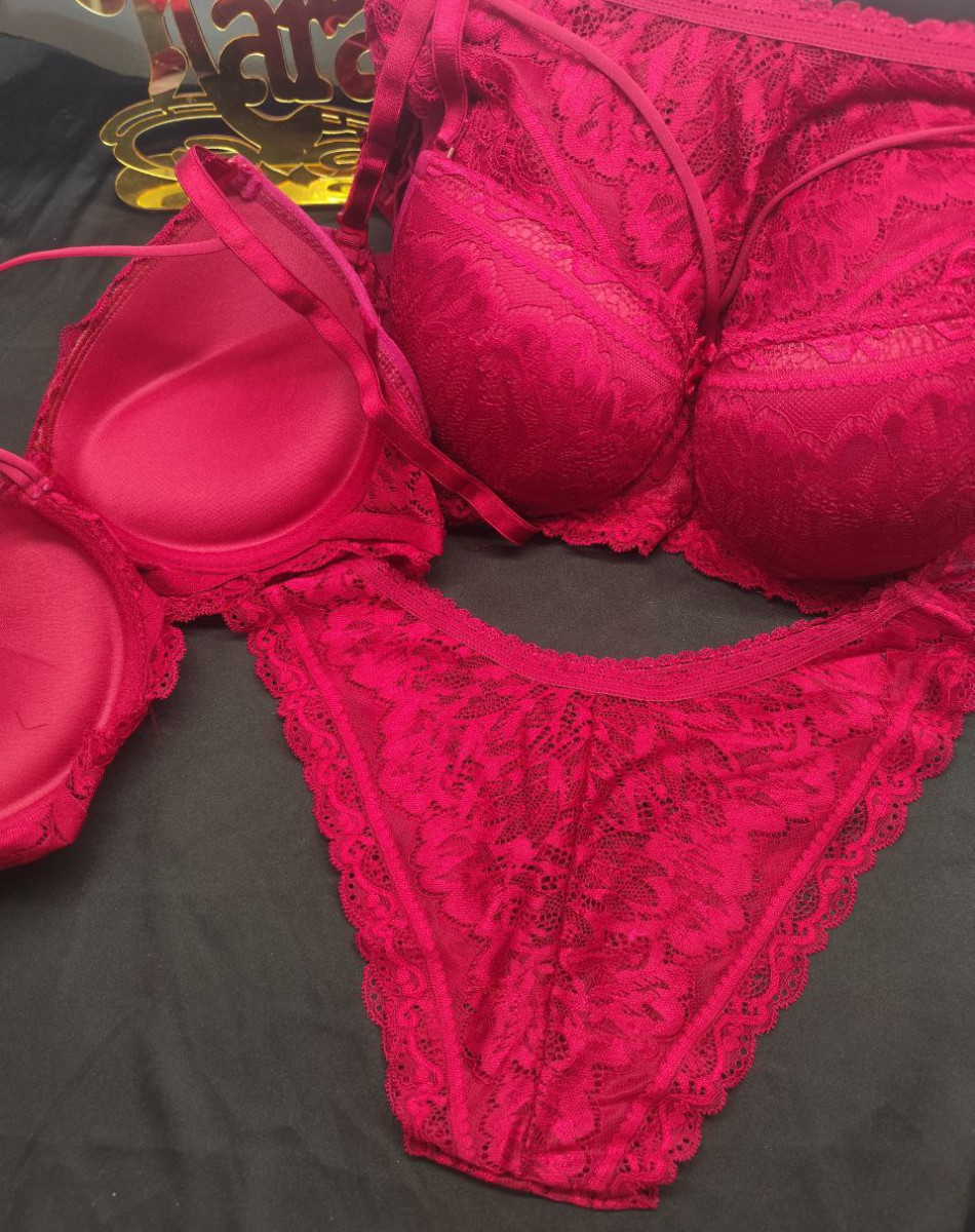 6103 FULL DANTEL DEKOLTE DOLGULU SÜTYEN TAKIMI