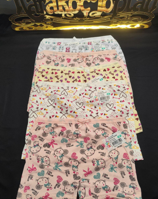 ÇOCUK KIZ DESENLİ BOXER