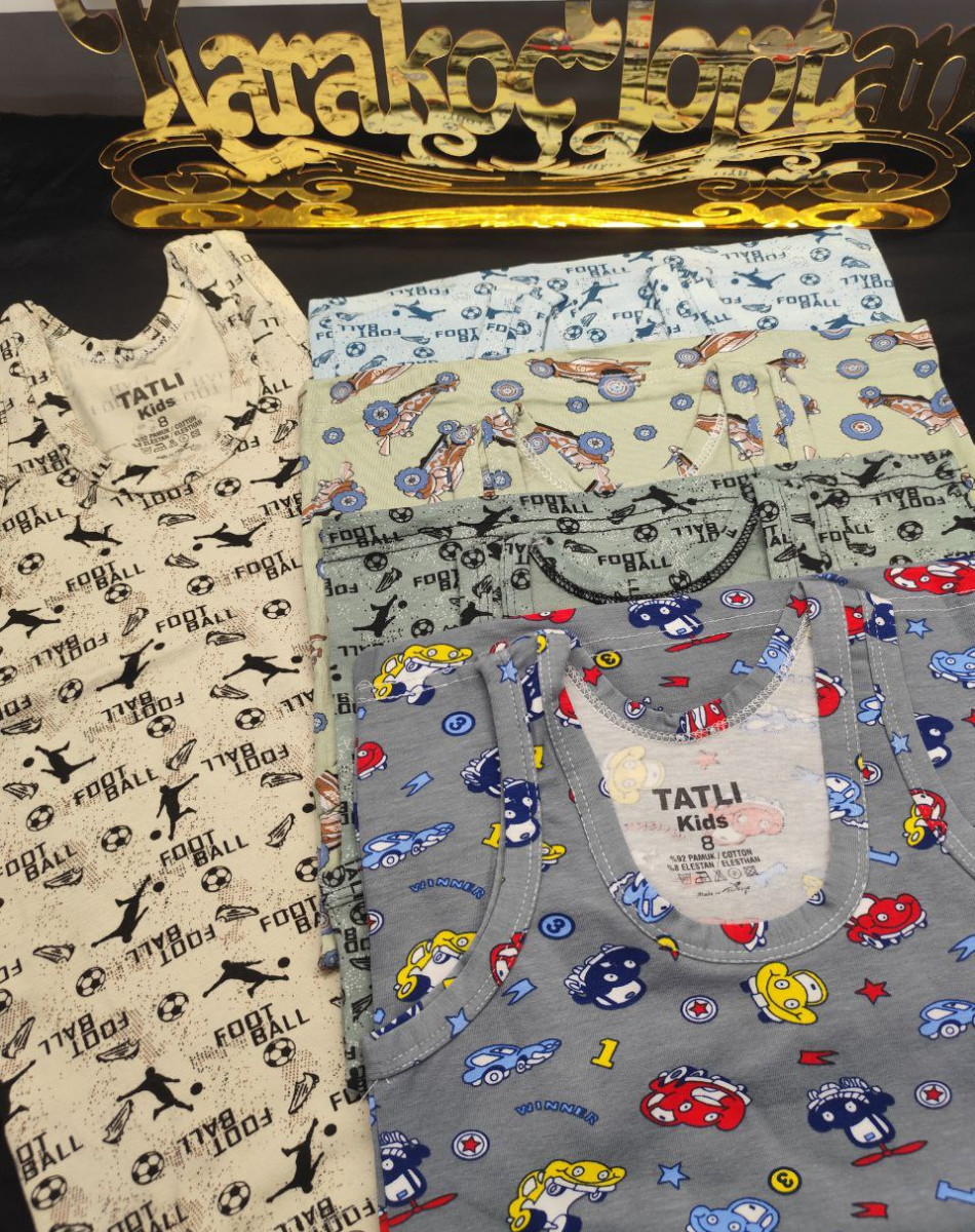 ERKEK ÇOCUK DESENLİ ATLET