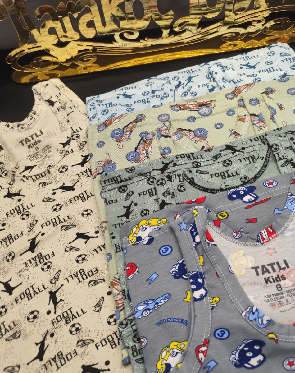 ERKEK ÇOCUK DESENLİ ATLET