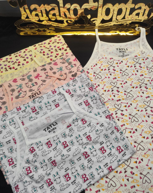 ÇOCUK KIZ DESENLİ ATLET