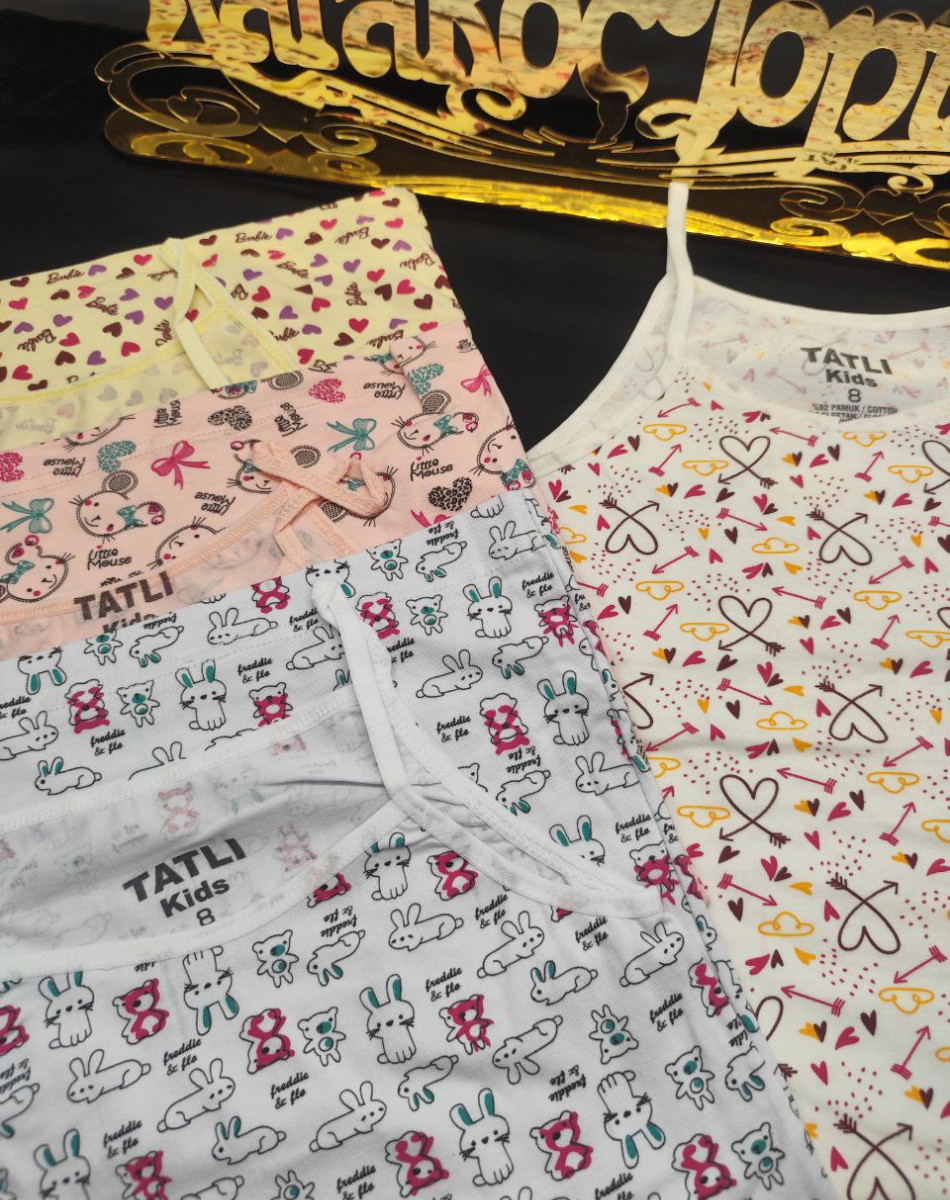 ÇOCUK KIZ DESENLİ ATLET