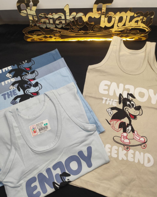 ÇOCUK ERKEK BASKILI ATLET