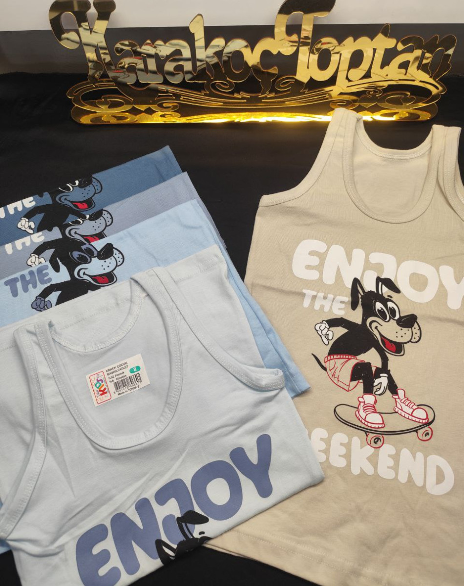 ÇOCUK ERKEK BASKILI ATLET