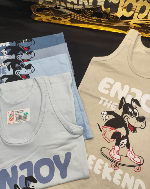 ÇOCUK ERKEK BASKILI ATLET