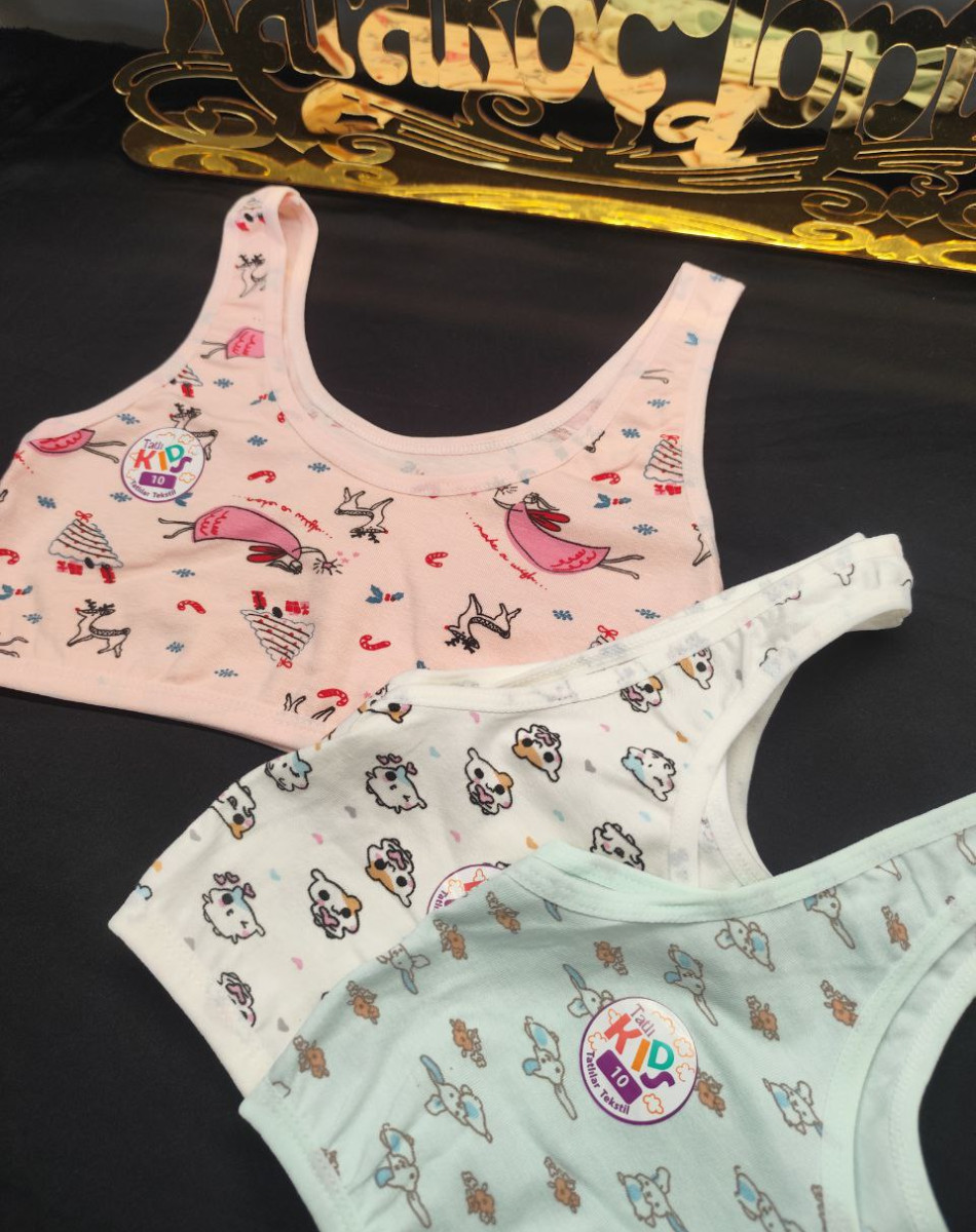 ÇOCUK KIZ DESENLİ BÜSTİYER