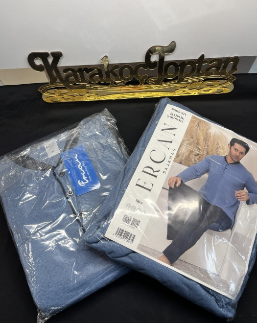 301 İKİ İPLİK UZUN KOL ERKEK PİJAMA TAKIM